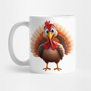 Cute Thanksgiving Turkey Mug